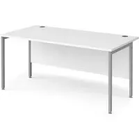 Melor H-Frame Computer Desk - White