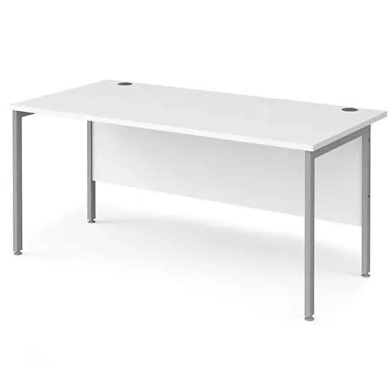 Melor H-Frame Computer Desk - White