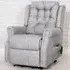 Melsa Electric Recliner Chair - Zinc, Fabric