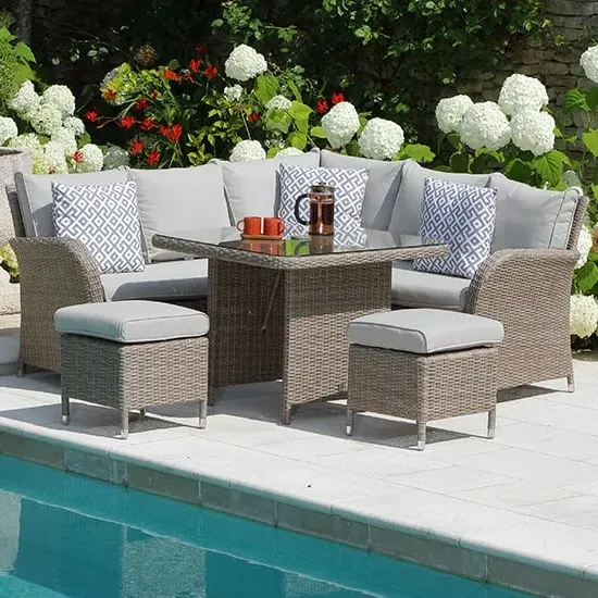 Meltan Modular Lounge Dining Set - Sand