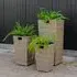 Meltan Set of 3 Planters - Sand, Ever Weave