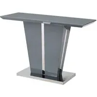 Memphis Bar Table with Glass Top - Grey