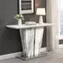 Memphis Console Table - Filo Marble Effect, Glass