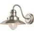 Mendip Wall Light - Clear, Satin Nickel