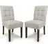 Mendoza Dining Chairs - Natural, Fabric