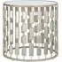 Menkalinan Small Round Side Table - Silver, Glass