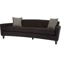 Menkar 3-Seater Sofa - Black
