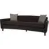 Menkar 3-Seater Sofa - Black