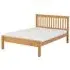 Merlin Double Low Foot Bed Frame - Oak