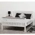 Merlin Small Double High Foot Bed Frame - White