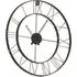 Merope Large Metal Lincoln Wall Clock