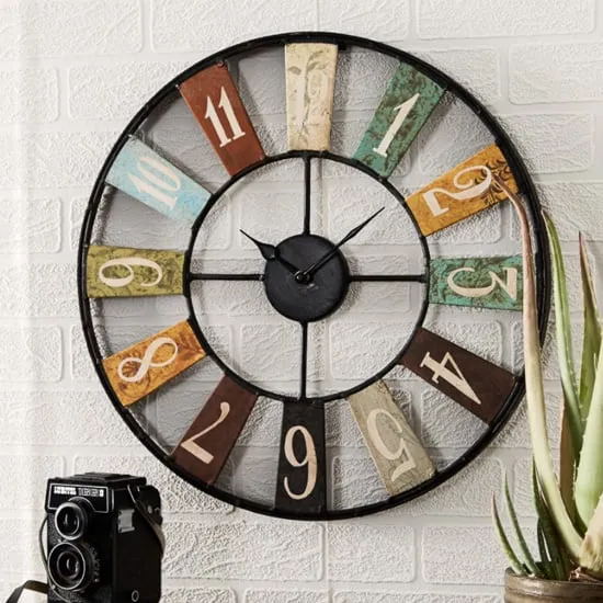 Merope Metal Archie Wall Clock image