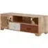 Merova TV Stand with 1 Door 4 Drawers - Multicolour, Mango Wood