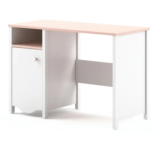 Merrill Computer Desk with Door and Shelf - Matt White product