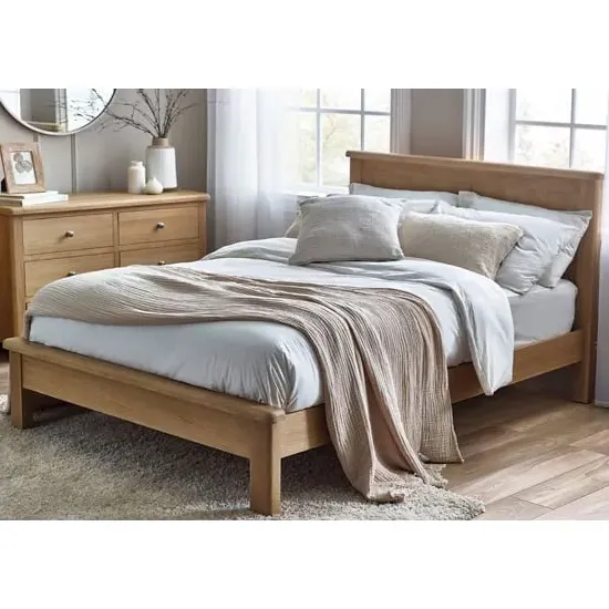 Merritt Double Bed Frame - Limed Oak