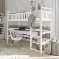 Merritt Wooden Bunk Bed without Mattress - White