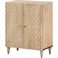Merton Storage Cabinet with 2 Doors - Brown, Mango Wood