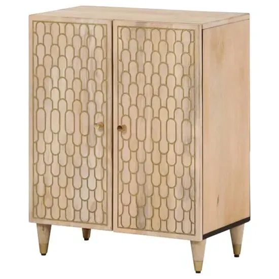 Merton Storage Cabinet with 2 Doors - Brown, Mango Wood image