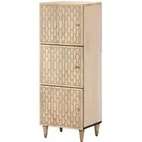 Merton Storage Cabinet with 3 Doors - Brown, Mango Wood