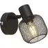 Meshy Cage Wall Spotlight - Black