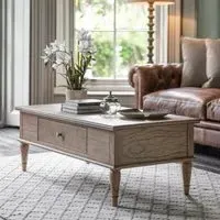 Mestiza Coffee Table with 1 Drawer - Natural