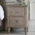 Mestiza Wooden Bedside Cabinet with 2 Drawers - Natural