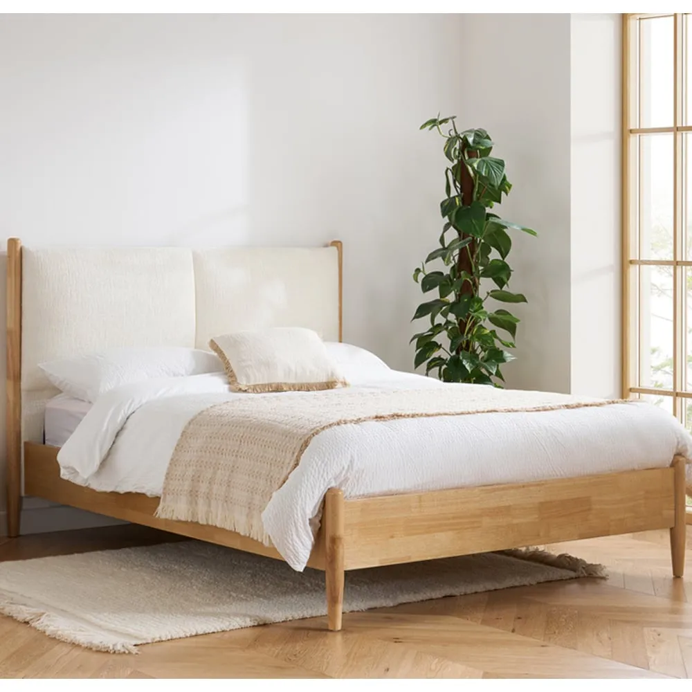 Metairie Double Bed Frame - Oak