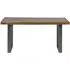 Metapoly Rectangular Dining Table - Acacia, Metal