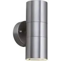 Metro LED Large Outdoor Wall Light - Silver