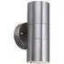 Metro LED Large Outdoor Wall Light - Silver