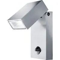Metro LED Outdoor Wall Light with PIR Sensor - Silver