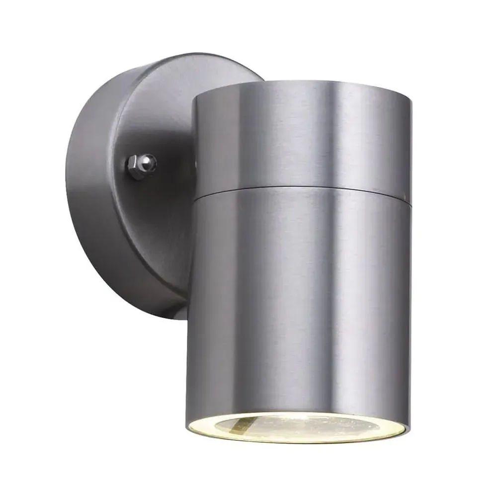 Metro LED Small Outdoor Wall Light - Silver image