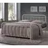 Miami Double Bed Frame - Ivory, Metal