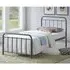 Miami Single Bed Frame - Grey, Metal