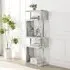 Miami Slim Shelving Unit - Filo Marble Effect