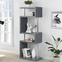 Miami Slim Shelving Unit - Grey
