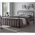 Miami Small Double Bed Frame - Black, Metal