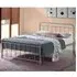 Miami Small Double Bed Frame - Pebble, Metal