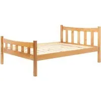 Miamian Small Double Bed Frame - Antique Pine