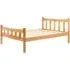 Miamian Small Double Bed Frame - Antique Pine