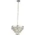 Michelle 4-Light Pendant Light - Chrome, Glass