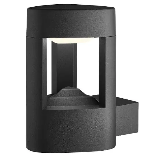 Michigan Outdoor LED Wall Light - Grey, Aluminium