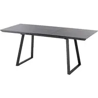 Michton Extendable Glass Top Dining Table - Grey Oak