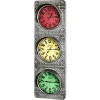 Middles Metal Traffic Light Clock - Anthracite