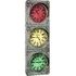Middles Metal Traffic Light Clock - Anthracite