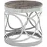 Midtown Round Side Table - Marble, Steel