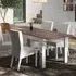 Milan Extendable Dining Table - White, Oak
