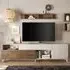 Milan Large TV Stand - Cashmere, Oak
