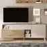 Milan Small TV Stand - Cashmere, Oak