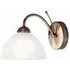 Milanese Single Wall Light - Antique Brass, Alabaster Glass